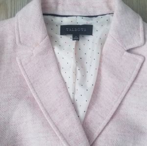 Talbots pink blazer size 4